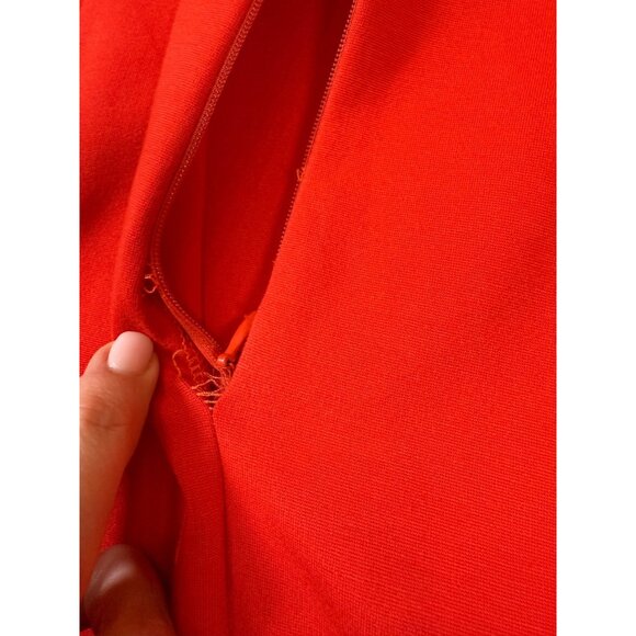 Superdown red cutout dress small spaghetti straps FLAW (bin LL150) - Picture 10 of 12